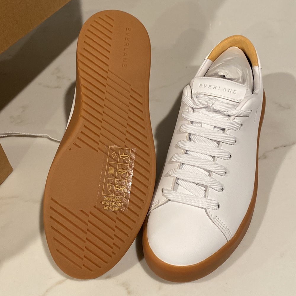 Everlane Releather Tennis Shoe Women’s Size 7 - Picture 4 of 4